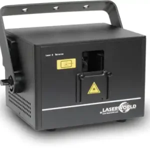 Highlight LASERWORLD "Cube 1.5" App steuerbarer 1,5 Watt Akku Weißlicht Laser, 25k, ILDA, DMX, Auto/Sound