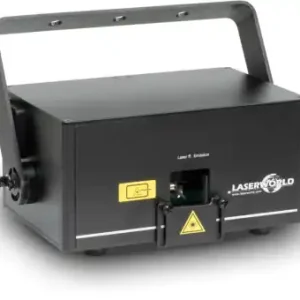 Begrenztes Angebot LASERWORLD "CS-3000RGB micro" 2,5 Watt Weißlichtlaser, 25kpps, ILDA, DMX, Auto-/Sound Mode