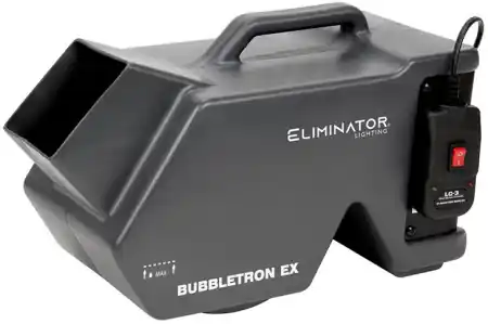 ELIMINATOR LIGHTING "Bubbletron EX" Kompakte Seifenblasenmaschine Kostenloser Rückversand