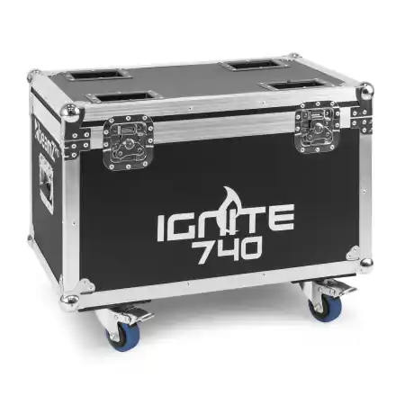 Garantierte Lieferung BeamZPro "FC-740I4" Flightcase mit Rollen für 4x "IGNITE740" Moving Head