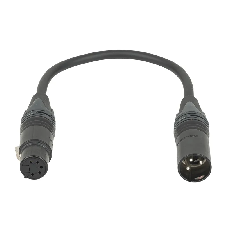 Super-Preis DAP 3-pin male to 5-pin female DMX adapter - Neutrik XX