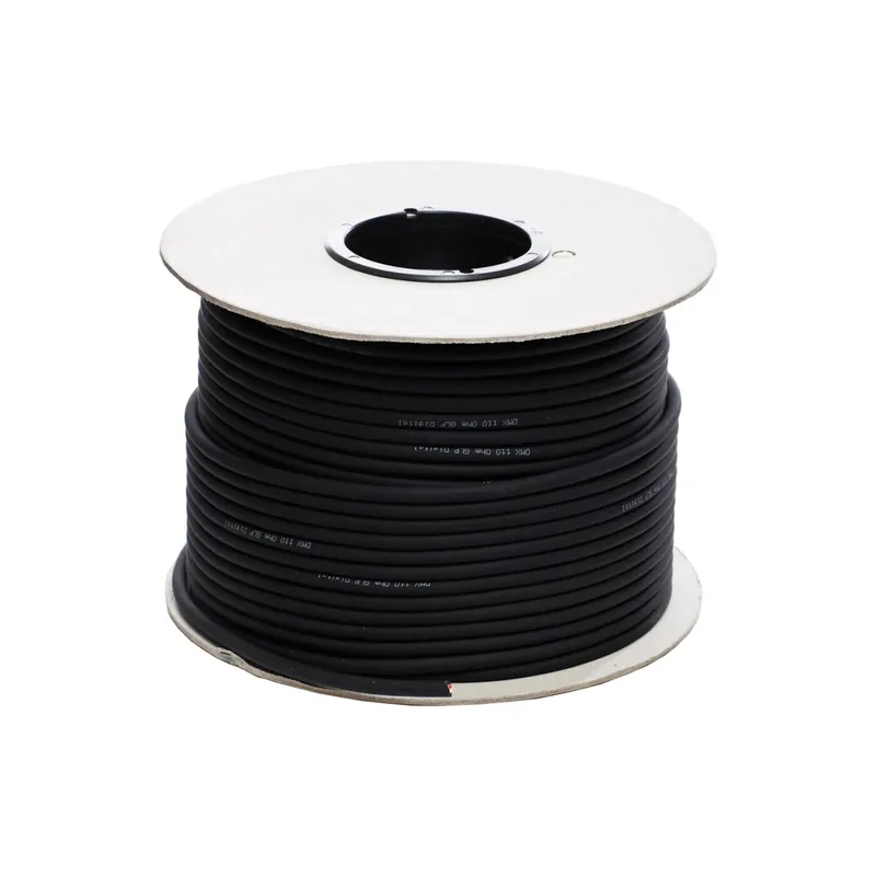 GLT DMX Kabel 110 Ohm schwarz 100m Binary 234 AES/EBU 2 x 0.34mm² Sichere Zahlung