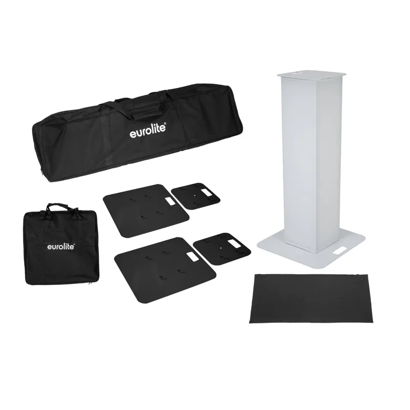 EUROLITE 2x Stage Stand 100cm inkl. Cover und Tasche, schwarz Meistverkauft