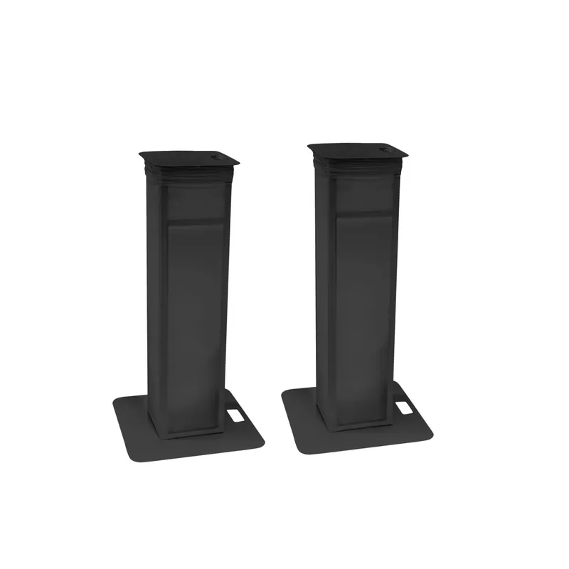 EUROLITE 2x Stage Stand variabel inkl. Cover und Tasche, schwarz Neue Kollektion