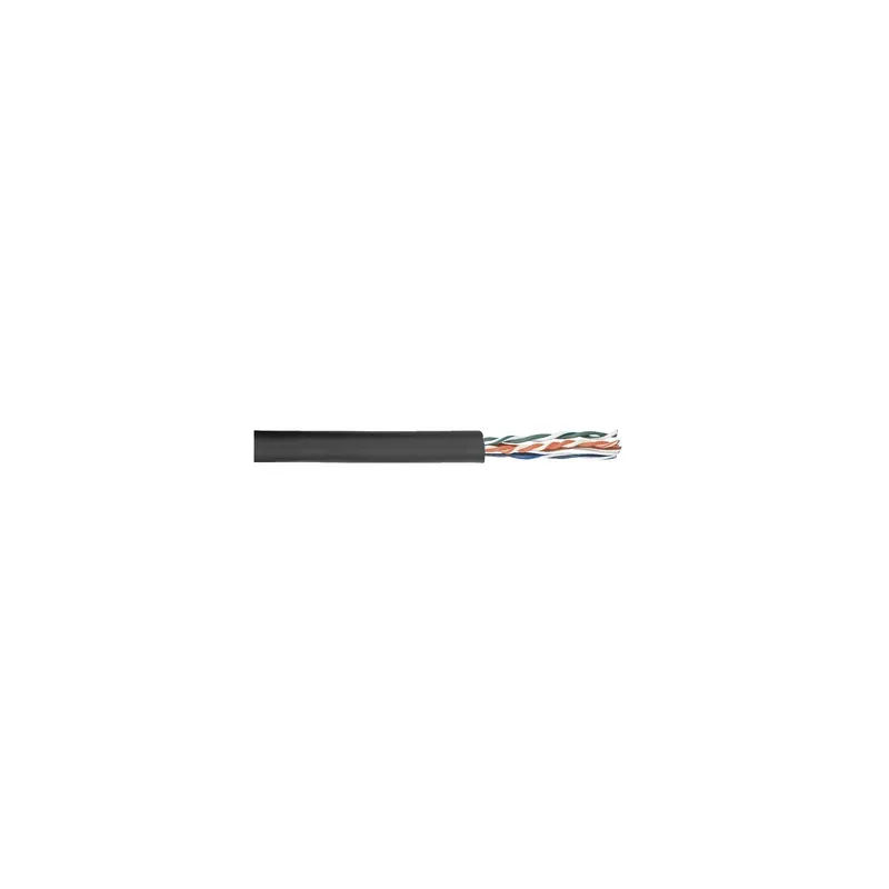 Angebot DAP - Flexible CAT-5E cable Reel 100-m-Rolle, schwarze Ummantelung
