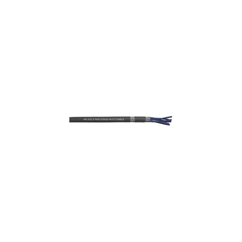 Bestpreis DAP - MK-832 Studio Multicore 8-paariges Kabel, doppelt geschirmt, schwarze Ummantelung