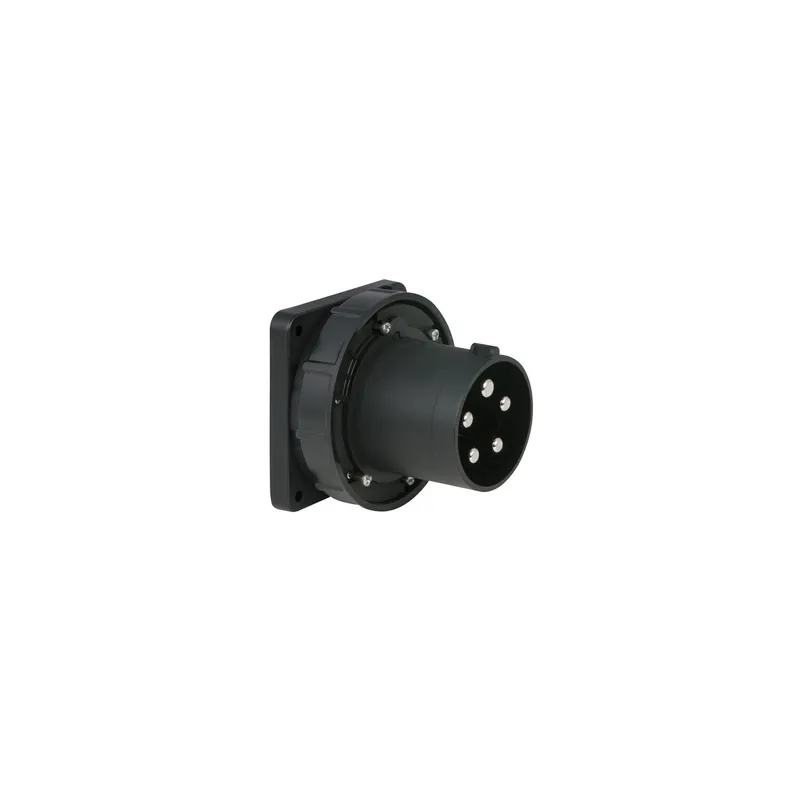 Mega-Angebot PCE - CEE 125A 400V 5p Socket Male Schwarz, IP67
