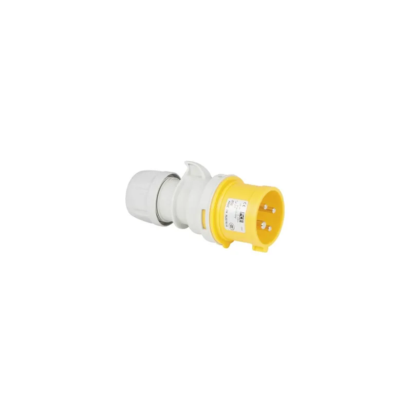 Zertifiziert PCE - CEE 16A 110V 4p Plug Male Gelb, IP44