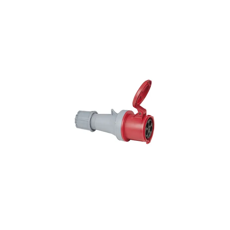 Nur Heute PCE - CEE 63A 400V 5p Plug Female Rot, IP44