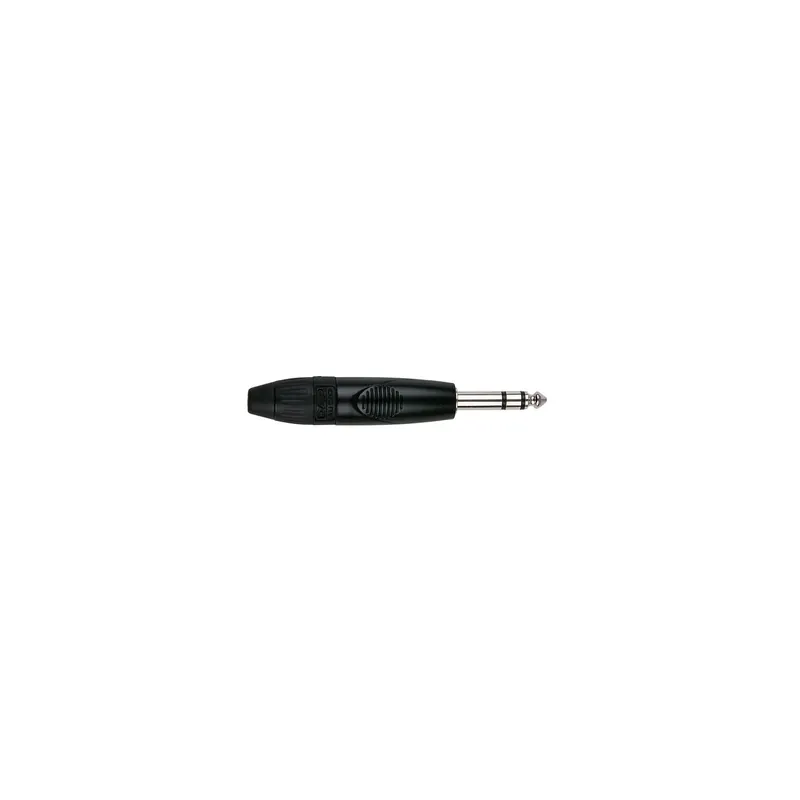 DAP - 6.3mm Jack X-type Stereo with black endcap Schwarzes Gehäuse Top-Seller