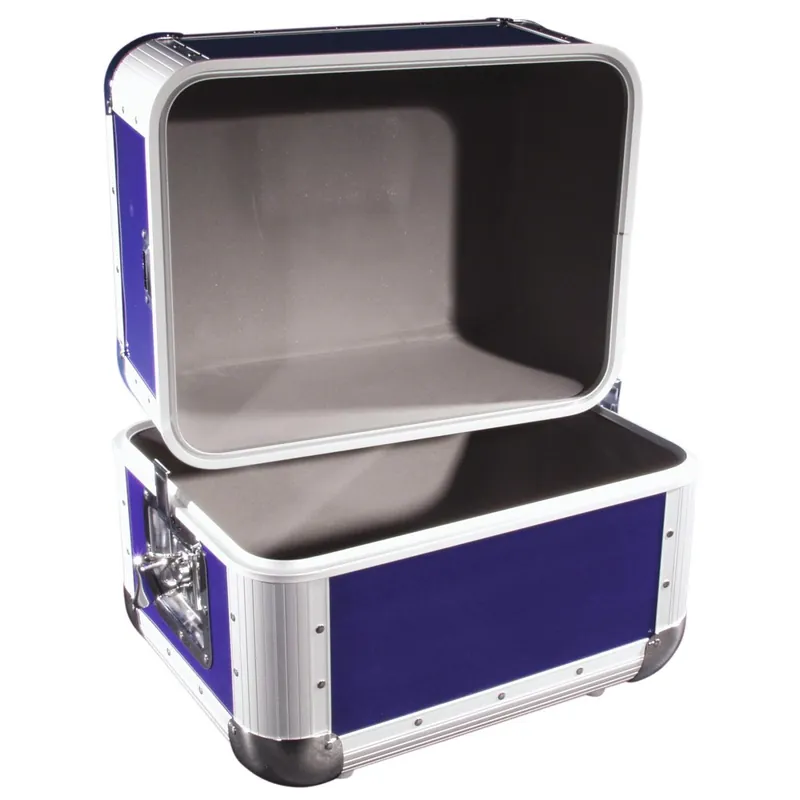 Begrenztes Angebot ROADINGER Platten-Case ALU 50/50 abgerundet dunkelblau