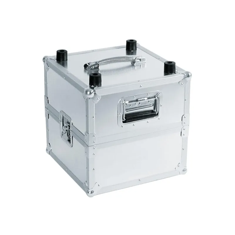Solange Der Vorrat Reicht ROADINGER Platten-Case Profi ALU 50/50 glatt 100LPs