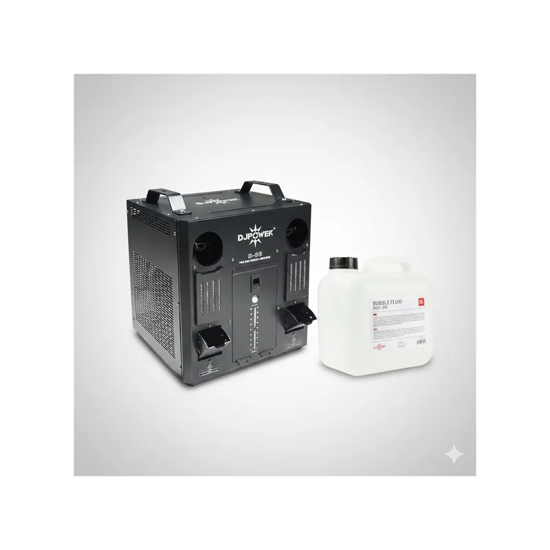 Super-Preis DJ POWER Seifenblasenmaschine H-8S Set2