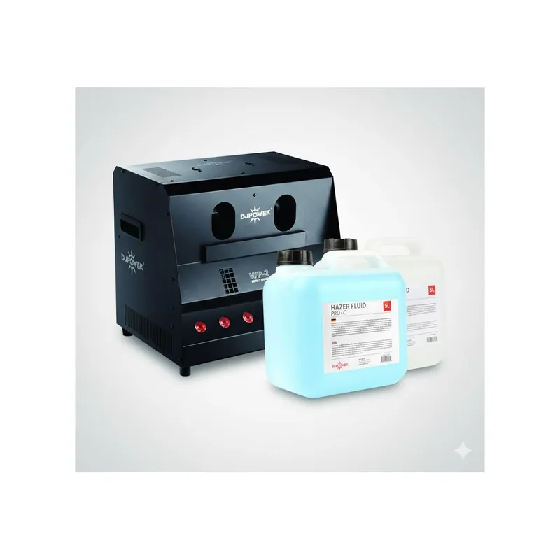 DJ POWER Seifenblasenmaschine WP-2 Bubble Fogger Set2 Geprüft