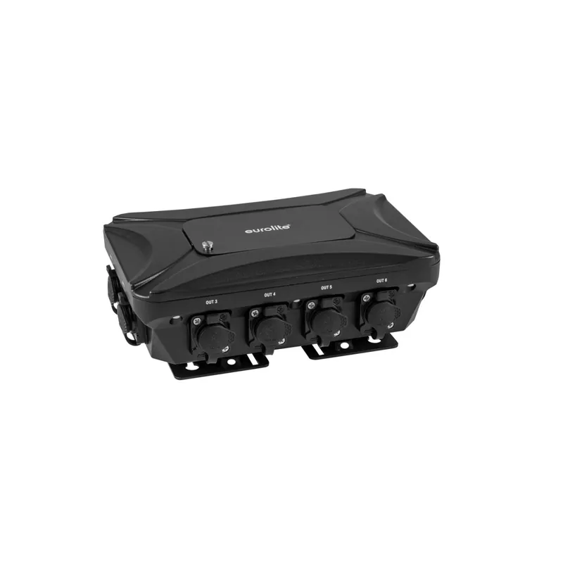 Aktuell EUROLITE DMX IP Split 8 Splitter 3pol - Wetterfester Splitter auf 8 galvanisch getrennte Ausgänge