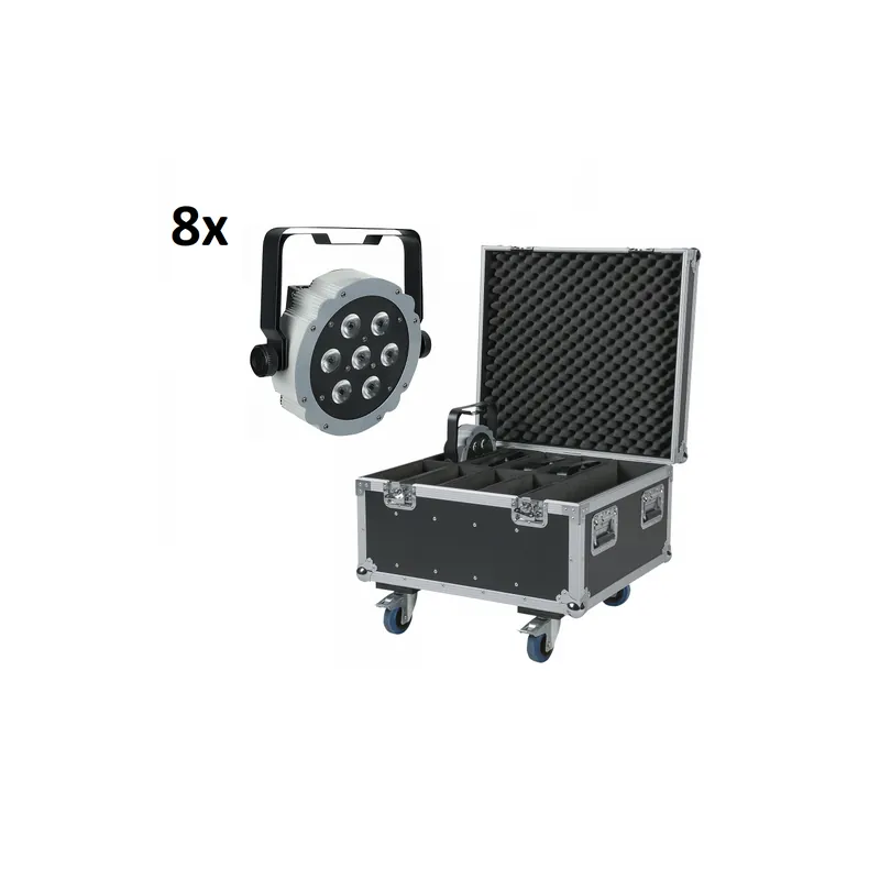 8er Bundle Showtec Compact Par 7 Tri + Case Jetzt Bestellen